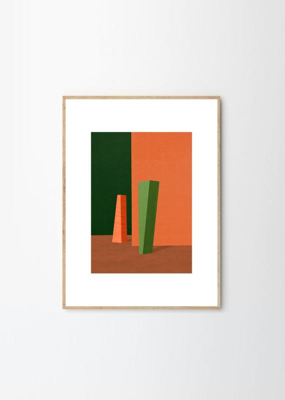 THE POSTER CLUB ポスタークラブ Between Columns 50×70cm Teklan