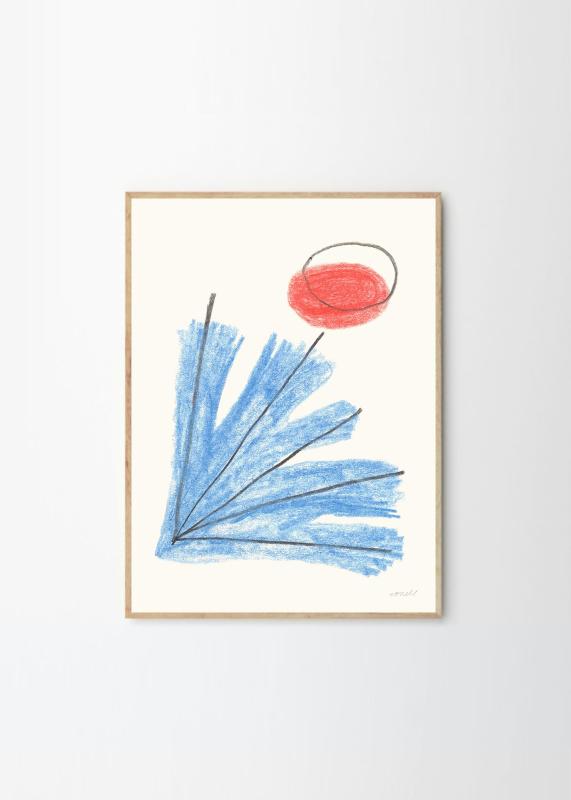 THE POSTER CLUB ポスタークラブ Automatic Drawing 30×40cm Ellie Evelyn Orrell