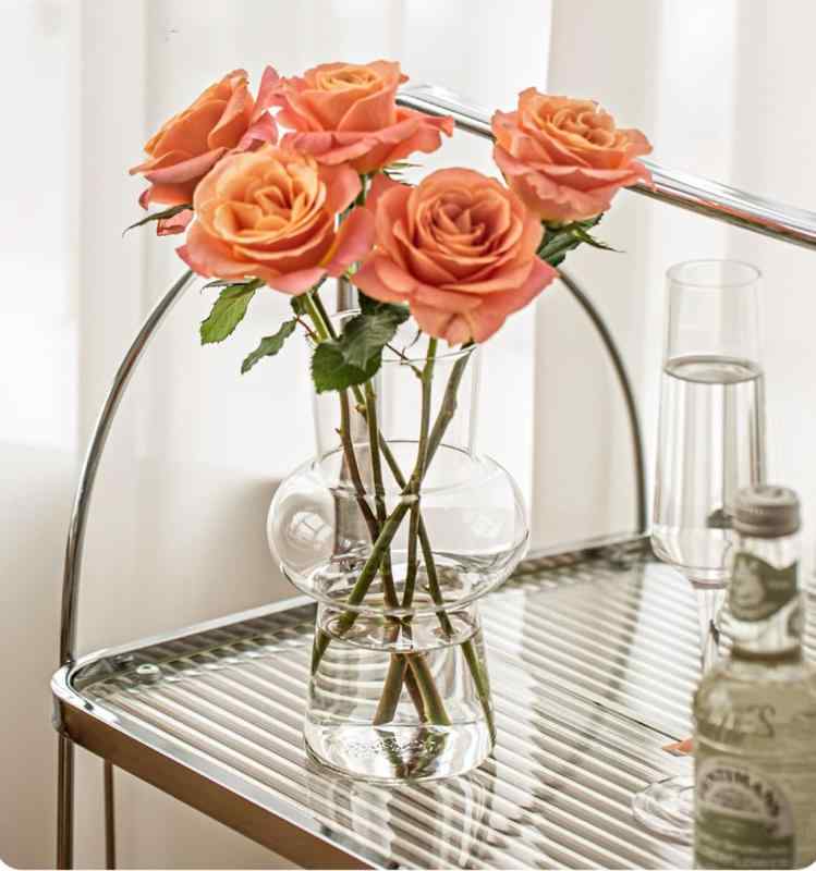 ガラス花瓶 一輪挿し おしゃれ フラワーベース 透明 水栽培 インテリア飾り 花瓶 北欧 ガラス 花器 ガラスベース ガラスボトル アレンジ インテリア 水栽培 生け花 造花 おしゃれ シンプル