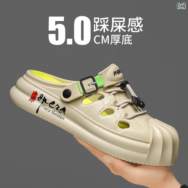 クロックス メンズ 2025 夏 スポーツ レジャー ツーウェア 軽量 海辺 ウェーディング 学生 つま先 スリッパ 3