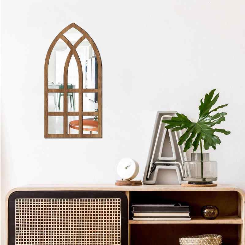 窓風ミラー アンティーク調 壁掛け 置き鏡 窓風ミラー アンティーク調 壁掛け 置き鏡