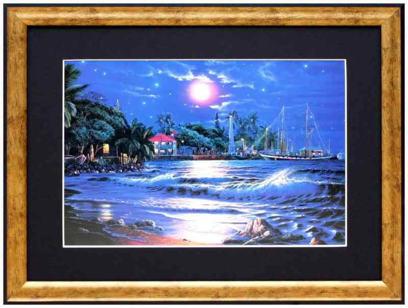 アートショップ フォームス ラッセン「ラハイナ スターライト」アートポスター 額装品
