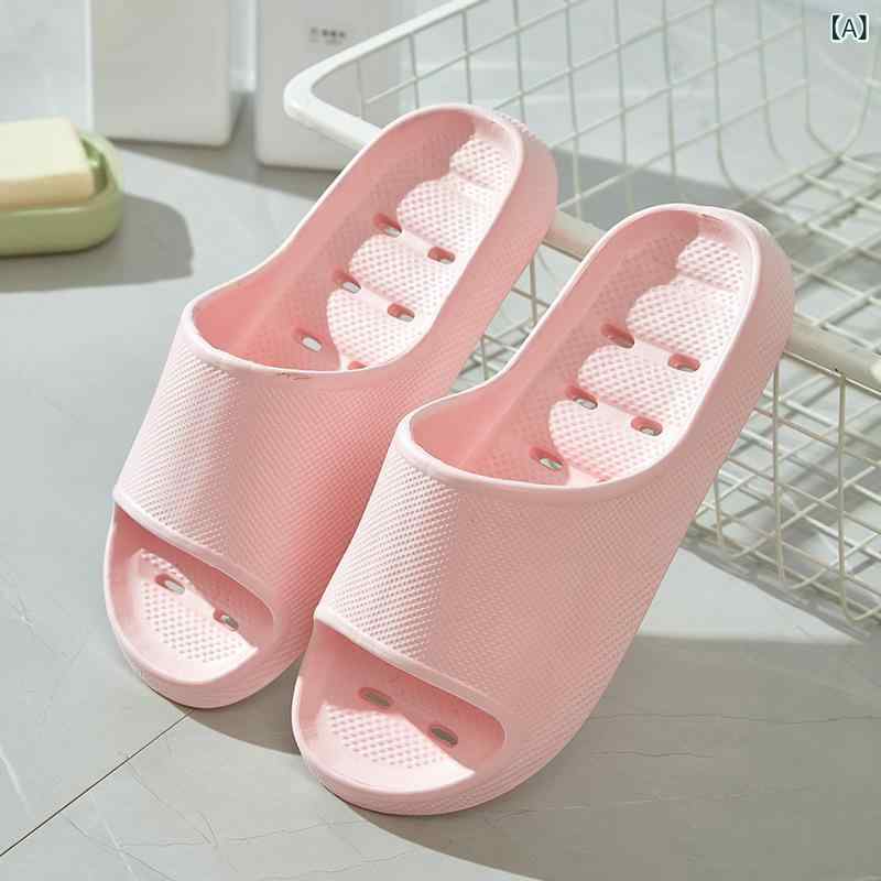 Rakuten - 女性 用 家庭 用 バスルームスリッパ、 屋内 中空 入浴 滑り 止め カップルホテルホテルジム 屋外 スリッパ 男性 用