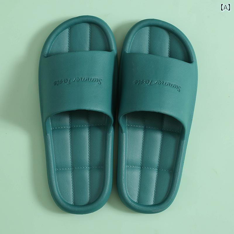 Rakuten - お 風呂の 家の スリッパの 女性の 軽い 女性の 夏の 屋外の カップルの 家の 浴室の 室内の 冷たい スリッパの 男性の 夏の eva