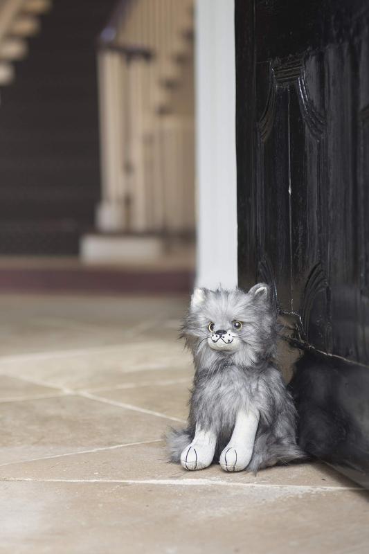 藤栄 DoraDesigns ドアストッパー キャット グレー COON CAT DSDOT01 [2]