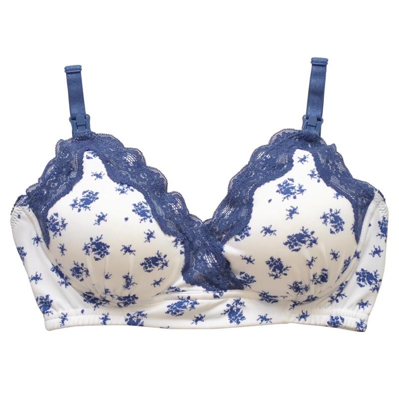 [マミールナ] 授乳ブラ レース ナチュラルフィットブラ レディース