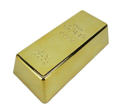 本物? あの金塊がご自宅の玄関に ゴールドバー風 ドアストッパー