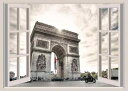 ND タペストリー 世界遺産 凱旋門 フランス イタリア イギリス ベネチア パリ モンサンミッシェル金閣寺 銀閣寺 平等院 姫路城 白川郷 軍艦島 日本 和風 和モダン モアイ 窓 だまし絵 テレワ