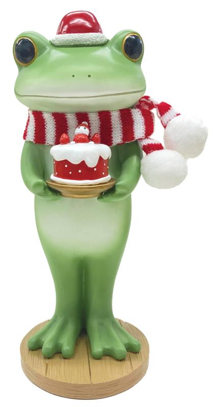 ダイカイ 74304 コポー ガーデン クリスマスケーキを持つカエル