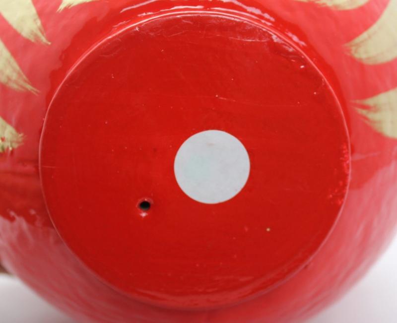 高崎だるま 置物・オブジェ 赤 5号 15x14x17cm 無病息災 HKDM-5-RE-8