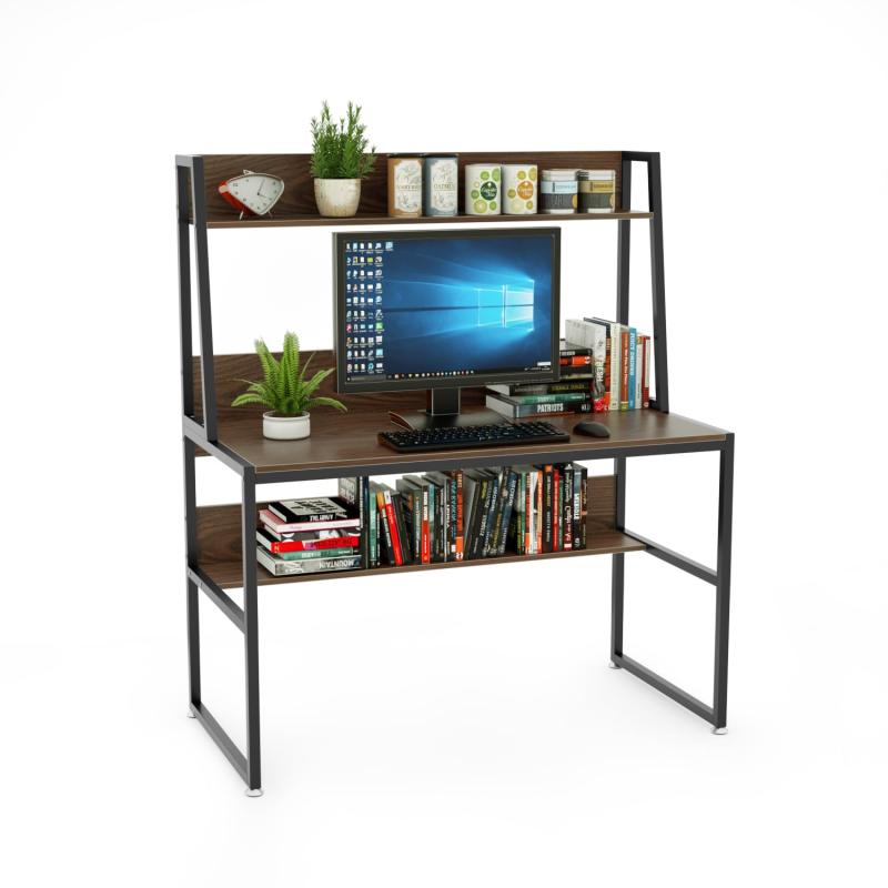 DEWEL パソコンデスク 机 pcデスク 桌子 学習机 勉強机 ゲーミングデスク 家具 table シンプル たっぷ..