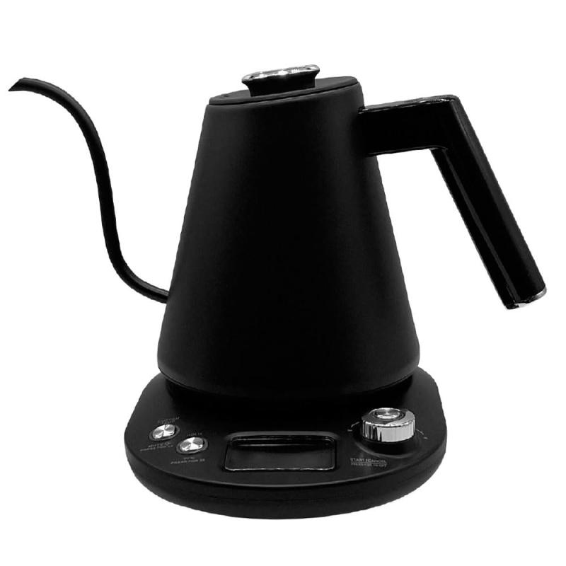 【Modéré】温度調節機能付きグースネックケトル KTK-378BK...