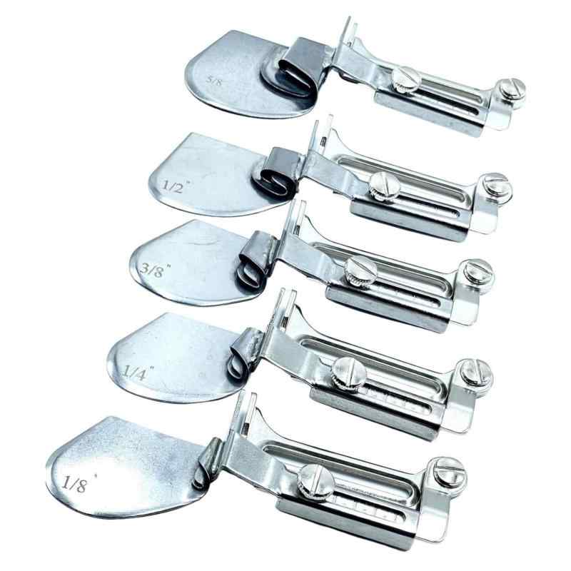 bath&amp;bath ミシン ラッパ押さえ 三つ巻 アタッチメント 裁縫 家庭用 工業用 （5サイズセット）