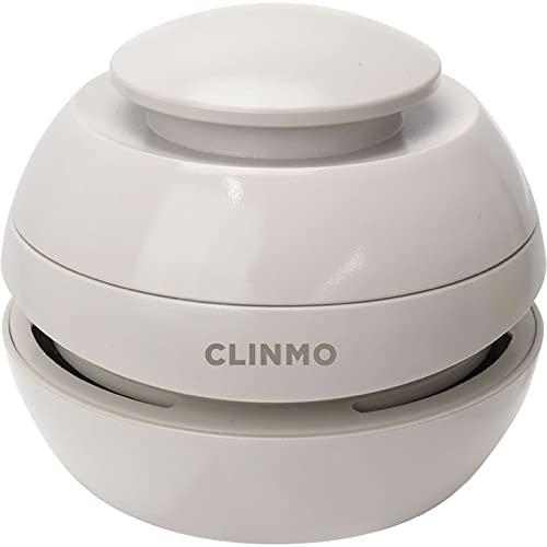 マクロス 卓上掃除機 小型 消しゴム パンくず パワフル クリーナー 電池式 かわいい クリンモ グレー M..