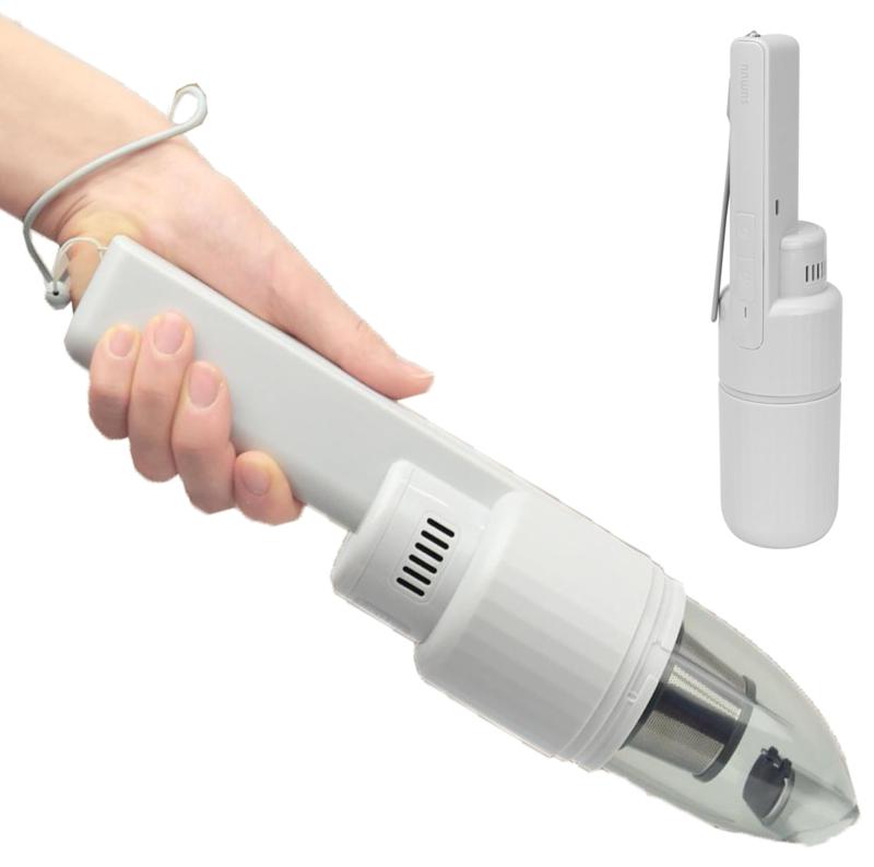 エステエール ハンディ掃除機 コードレス ハンディクリーナー 小型 軽量 充電式 おしゃれ スタンド付き 簡単 お手入れ 水洗い sumuu クウミー