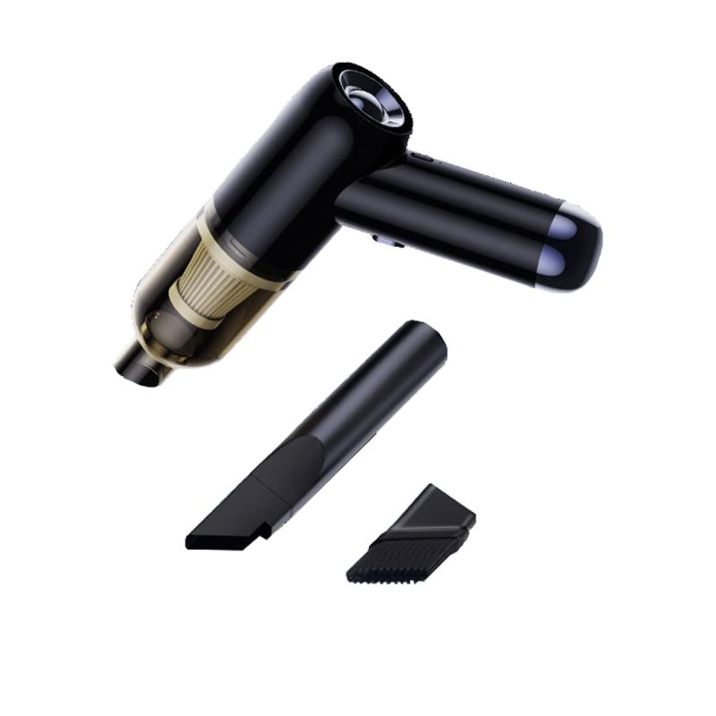 ハンディクリーナー 車用掃除機 ミニ掃除機 10000Pa ハンディ掃除機 ブラック ハンディークリーナー 強力 小型掃除機 卓上クリーナー コードレス USB充電式 携帯便利 日本語説明付