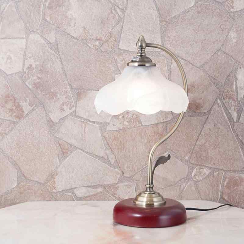 秋月貿易 クラリティ ガラスシェード テーブルランプ W26×D26×H43cm MS-T020