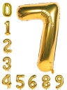 100cm ゴールデン 誕生日 バルーン 数字, 数字7 誕生日 パーティー 飾り風船 0-9 デコレーション装飾 40インチ 大きい バルーン 結婚式 記念日 子供 大人兼用(3)