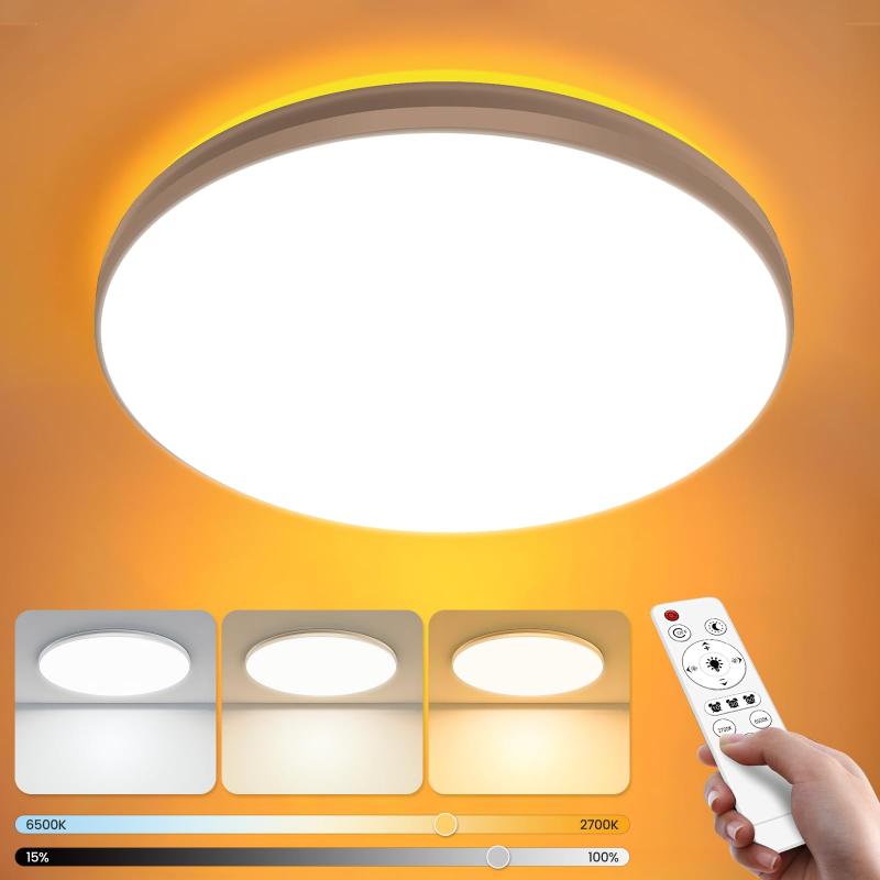 CLY led シーリングライト ~6畳 ~8畳 ~10畳 28w 40W 45W 無段階 調光・調色 電球色 昼白色 昼光色 リモコン付き 間接照明 常夜灯 タイ..