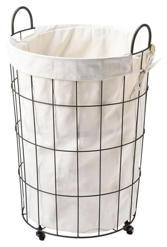 ちどり産業 ワイヤーランドリーバスケット 51-06