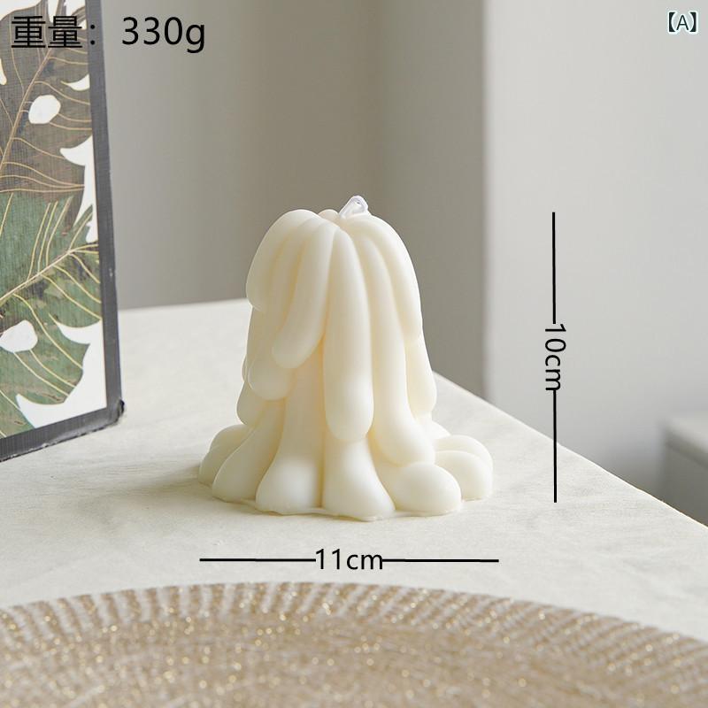 Candles - 北欧 スタイルの 白い 貝殻の 形の 香りの キャンドル 家の 装飾 結婚式の 高級な 雰囲気の 装飾 小道具 結婚式