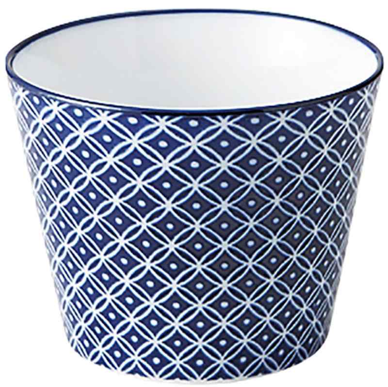 光洋陶器 古青藍 蕎麦猪口 藍七宝 51281195