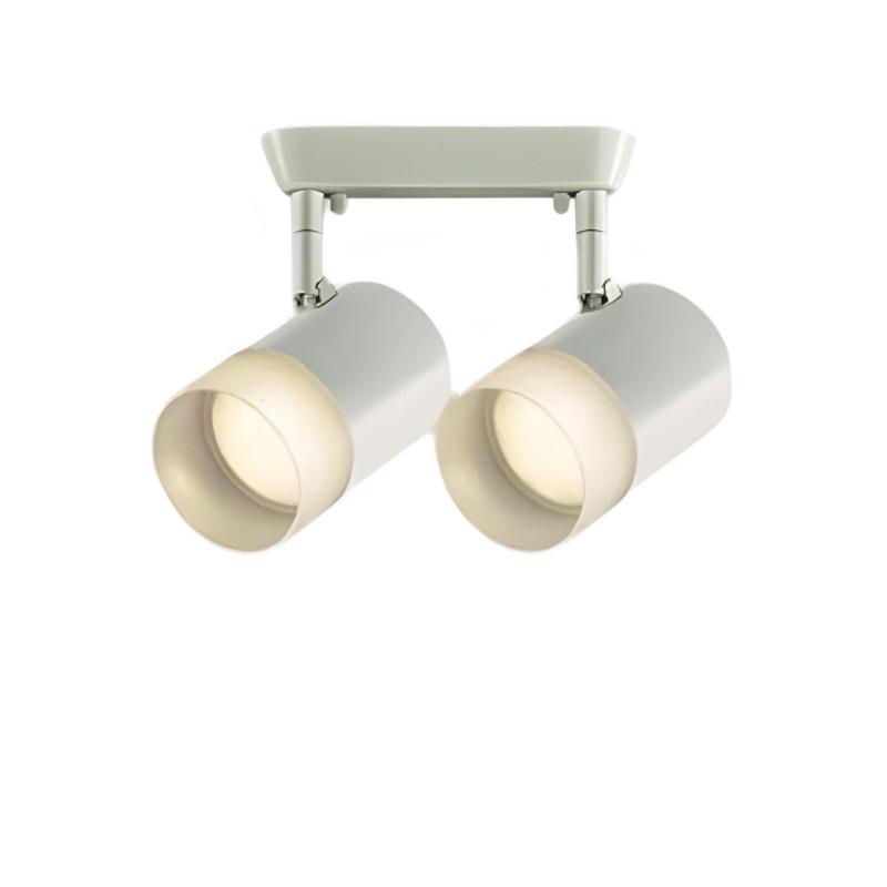 大光電機 DAIKO LEDスポットライト プルレス 色温度切替 フランジタイプ LED内蔵 8.5W×2灯 電球色 2700K 温白色 3500K 昼白色 5000K 高演色Ra93 天井付・壁付兼用 電気工事必要 ホワイト DSL-5711FWG