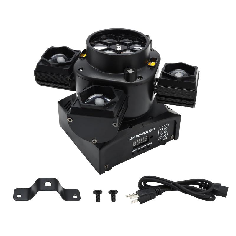 Bruce &amp; Shark(ブルース・サメ) ステージライト LED ディスコライト 80W 高輝度 多機能 ストロボ効..