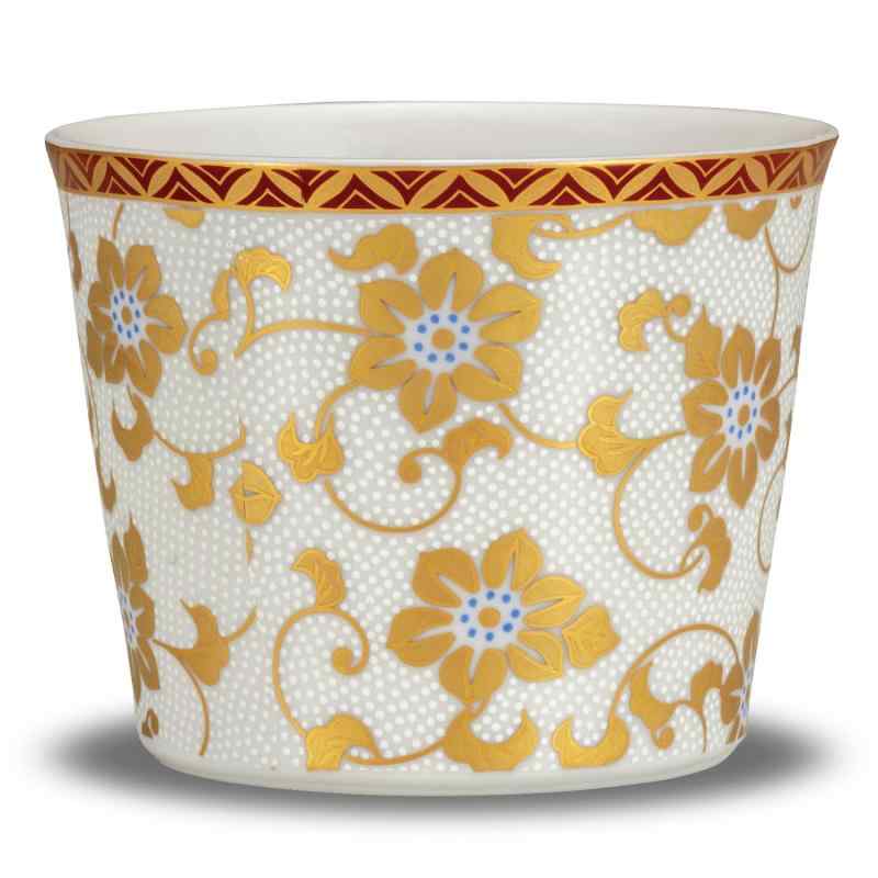 和座の蔵 そばちょこ おしゃれ 九谷焼 そば猪口 白粒鉄仙 陶器 高級 ブランド 和食器 日本製 誕生日プ..