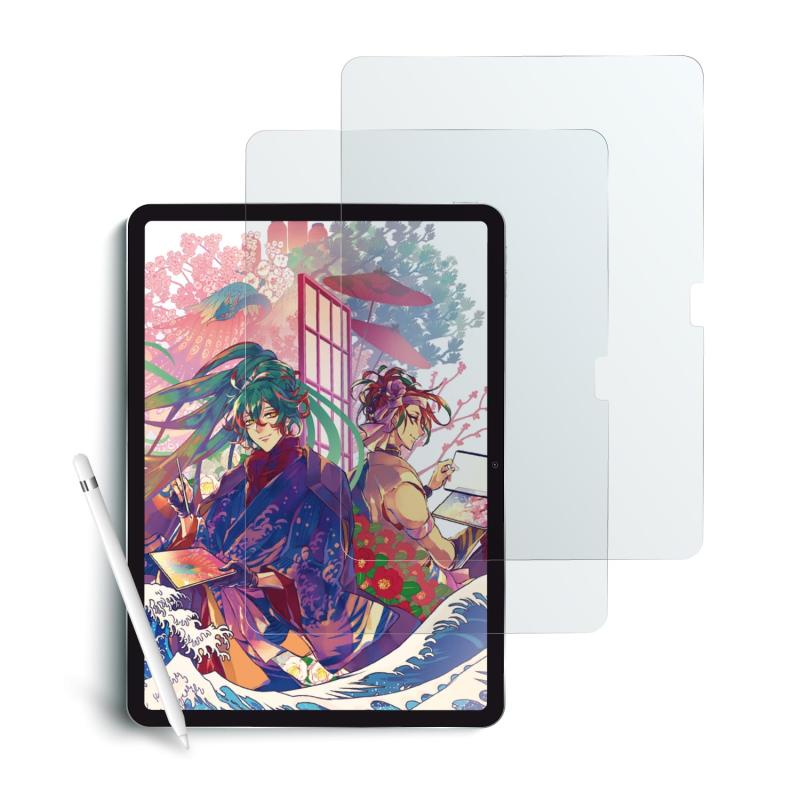 エレコム 【2枚入り】 iPad 10.9インチ 第10世代 保護フィルム 紙のような描き心地 ケント紙タイプ 抗菌 簡単貼付 英字パッケージ TB-APSK109X-W