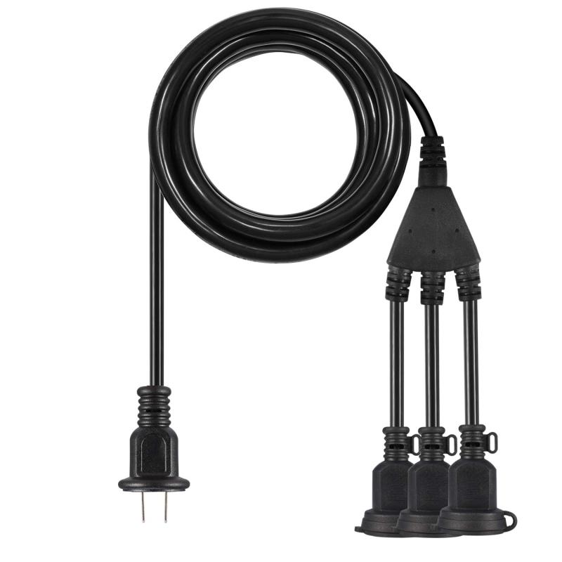 延長ケーブル 屋外用 3分岐 3分配 ケーブル 1500W