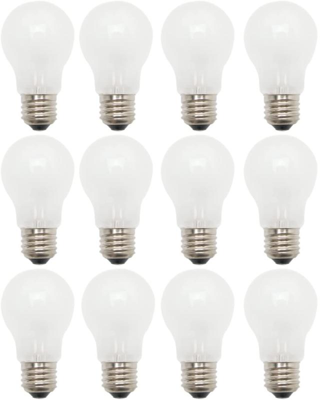 東洋ライテック 一般白熱電球〈フロスト〉60W形12個セット(電球12個組) E26口金 TC-LW100V54W 1P - 12..