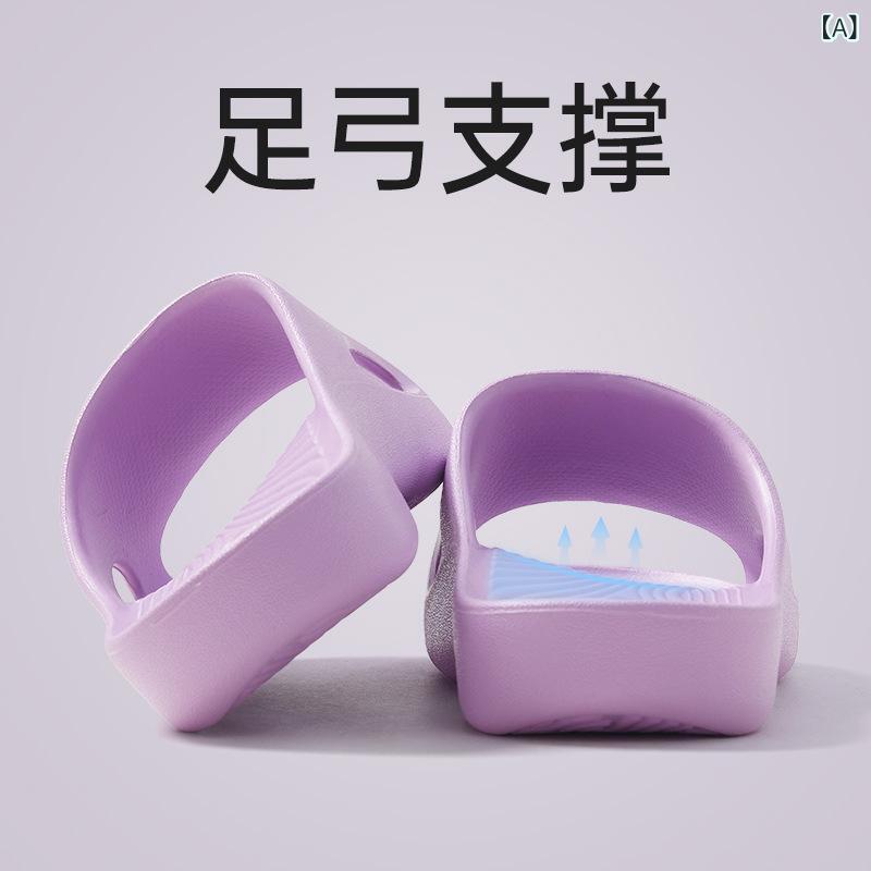 Rakuten - フラット 足 専用 サンダル 男女 四季家庭用室内静音夏浴室滑り 止め 卸売り