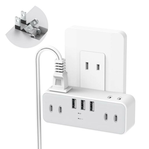 Mscien コンセントタップ 電源タップ usb付き たこあしコンセント Mscien コンセントタップ 電源タップ usb付き たこあしコンセント