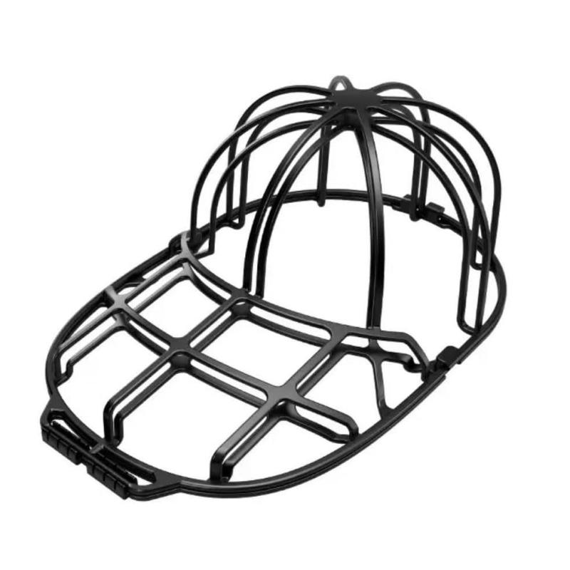 キャップ洗浄器 帽子洗いネット 帽子の洗濯用 変形防止 柔軟素材 家庭用洗濯機対応 ブラック キャップ..