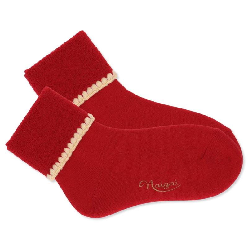 [ナイガイ] パイルソックス ハマグリ ホームカバー 折り返し 室内用靴下 冷えとり ルームソックス フローリング 寒さ対策 レッグソリューション 敬老の日 ギフト プレゼント 03002220