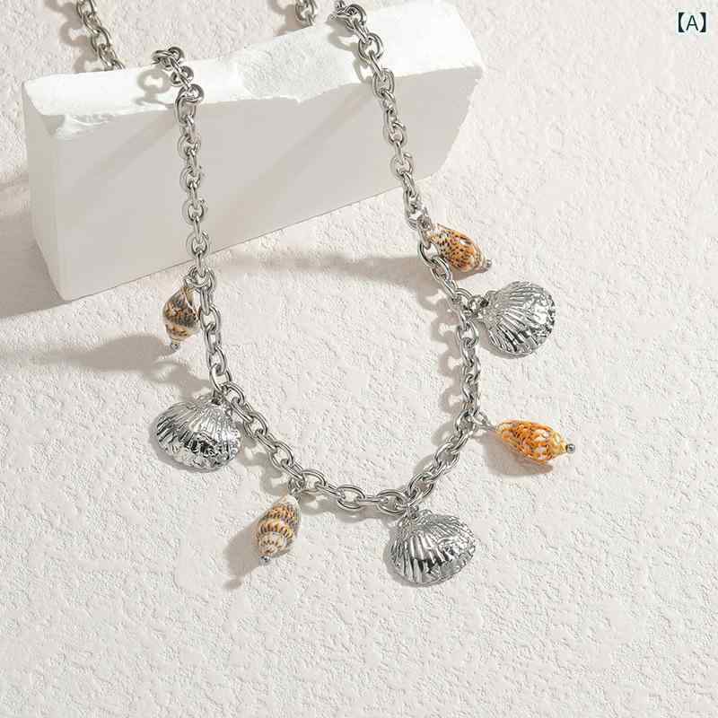 樂天商城 - 18 k 金 ステンレス 海星 貝殻 海 螺 ブレスレット ネックレス 欧米 クロス ボーダー 海洋 シリーズ ins 風 アクセサリー
