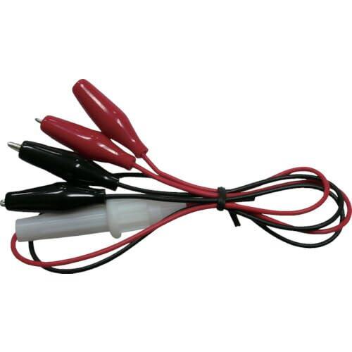 テイシン電機 ヒューズホルダー付きテストリード(小) TLA-16 赤(ヒューズホルダー付)黒(リード線ヒューズホルダー無)各1本入り