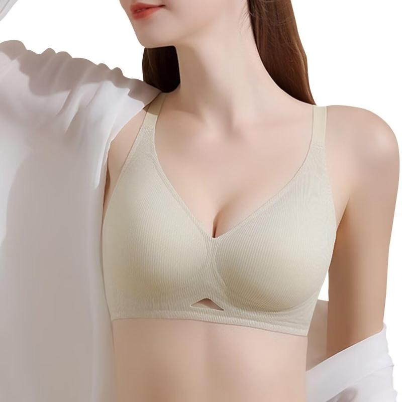 [Vasarhely] 胸を小さく見せるブラ ノンワイヤー ナイトブラ 大きな胸を小さく見せる ブラジャー 美胸 安定感 大きいサイズ 小さく見せるブラジャー 通気性 レディース 24時間使える