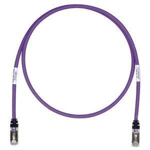 パンドウイット CAT6A／CAT6 シールドパッチコード 6m 紫 STP6X6MVL