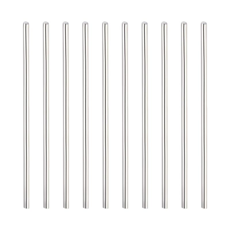 Rebower 304ステンレス鋼モーションロッド 旋盤丸棒 旋盤バー DIYモデルのパンチ用 3 mm x 250mm シル..