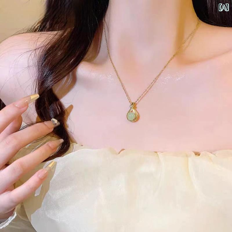 Rakuten - ネット 赤 高級 感 真珠 ネックレス 紫 白鳥 ペンダント 女 ins小 衆軽 豪華 百 合 優雅 鎖骨 鎖