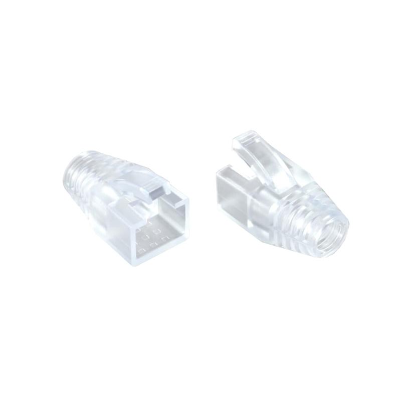 デンサン ジェフコム モジュラープラグカバー クリア φ6.5～6.8mm