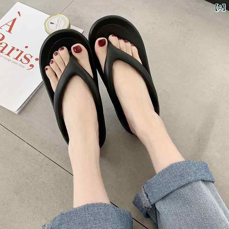 Ballet Shoes - 韓 風の 夏の 新型の 人の 字は 女性の ファッションを 引き延ばします。
