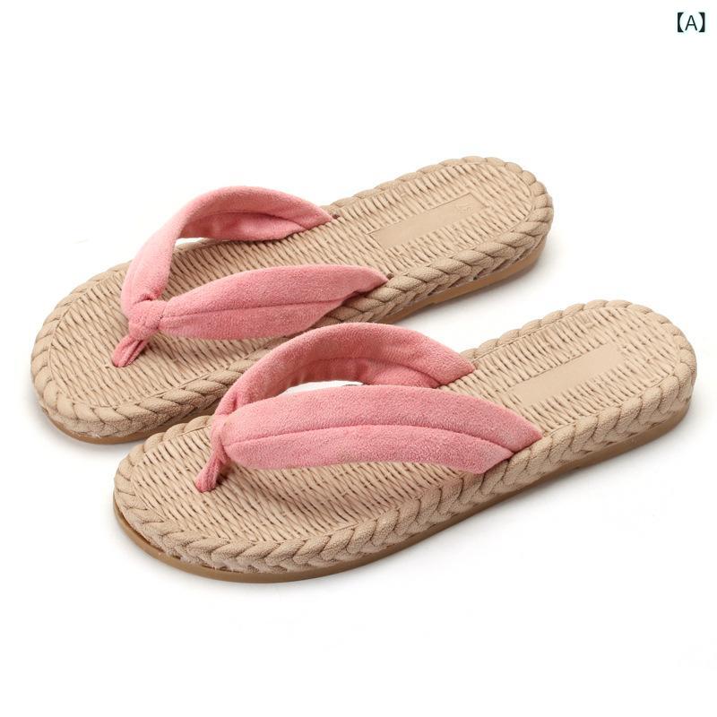 Ballet Shoes - 人の 字は 女性の 夏の ファッションの insの 潮を 引きずって 足の スリッパの 外で 浴室の 平底の 滑り 止めの ビーチの 学生を 挟みます。