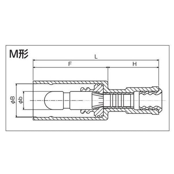 ニチフ端子工業（Nichifu） 差込形ピン端子 PC・PCE形 M形 青透明 100個入 PC 4020-M-BCL100