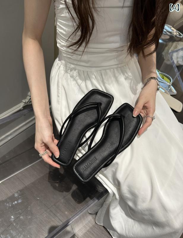 Rakuten - 平の 銀色の 人の 字の スリッパの 女性の 靴