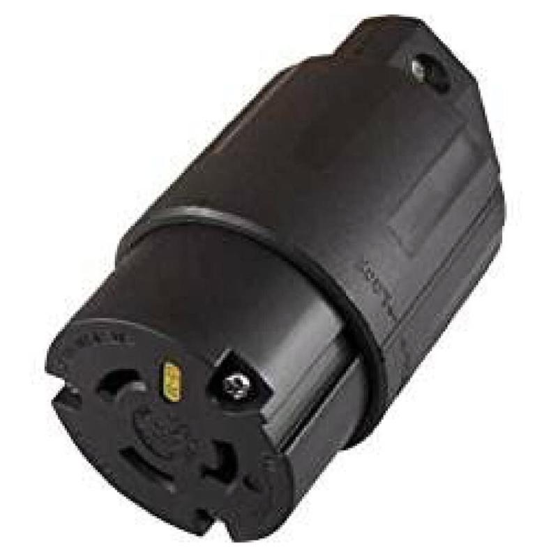 アメリカン電機 引掛形 ナイロンコネクタボディ 接地2P30A125V 3314NL5