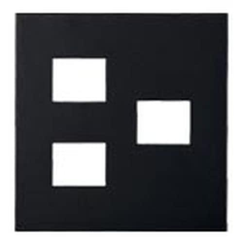 パナソニック(Panasonic) SO-STYLE プレート3コ用 2コ+1コ用 マットブラック WNS6073B