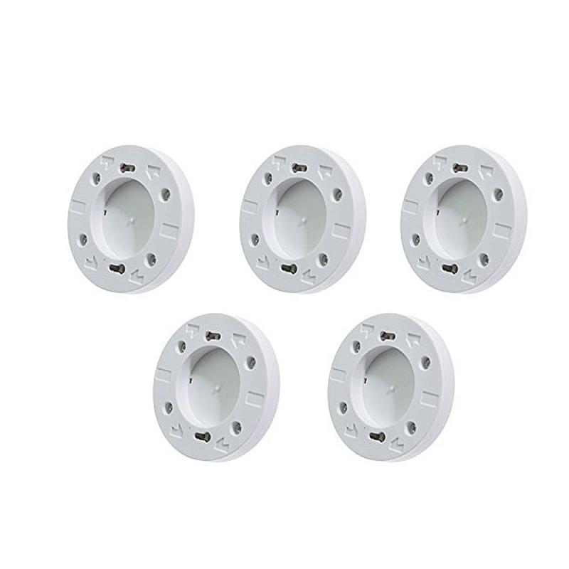 5本B22→GX53口金ソケット gx53電球ソケット 口金変換アダプター PBT製 gx53ソケット